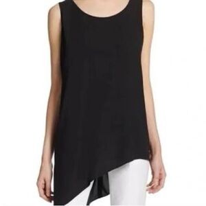 Eileen Fisher Asymmetrical Sleeveless Top